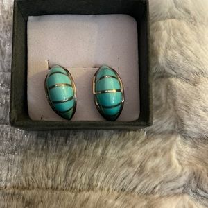 Sterling Silver Vintage Native American Earrings